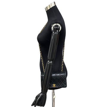 Chanel Mini CC Quilted Leather Full Flap Bag Leather Crossbody Bag in Good condition