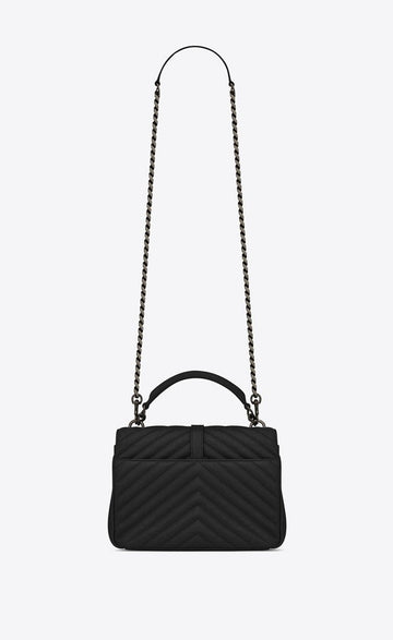 Saint Laurent Classic Medium College Monogram Earth Grey SiLouis Vuittoner-Toned