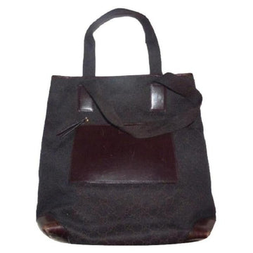 Gucci Webby Vintage Brown Leather And Gg Leather Tote