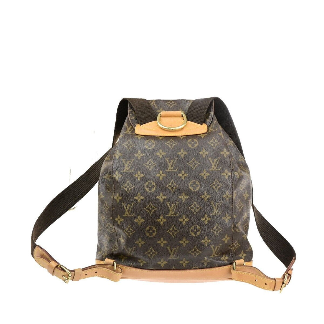 Louis Vuitton Montsouris Gm  Canvas Backpack Bag