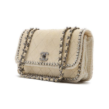 CHANEL ?CHANEL? Turnrock Chain Shoulder Pearson Leather Ivory (Silver G)  Shoulder Bag Ladies Shoulder Bag ? Delivery? Ladies Shoulder Bag Free Delivery Ladies Shoulder Bag Free Delivery Ladies Shoulder