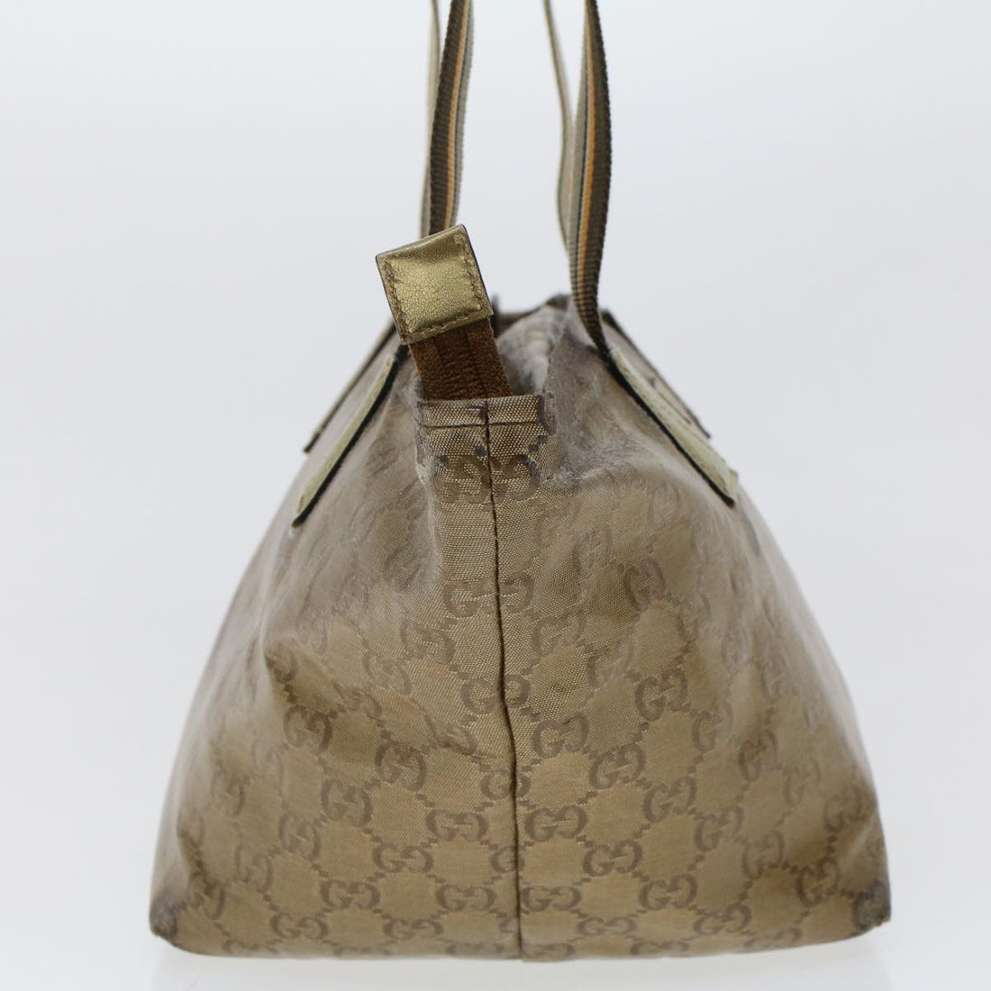GUCCI GG Canvas Shoulder Bag Beige 131228  47214