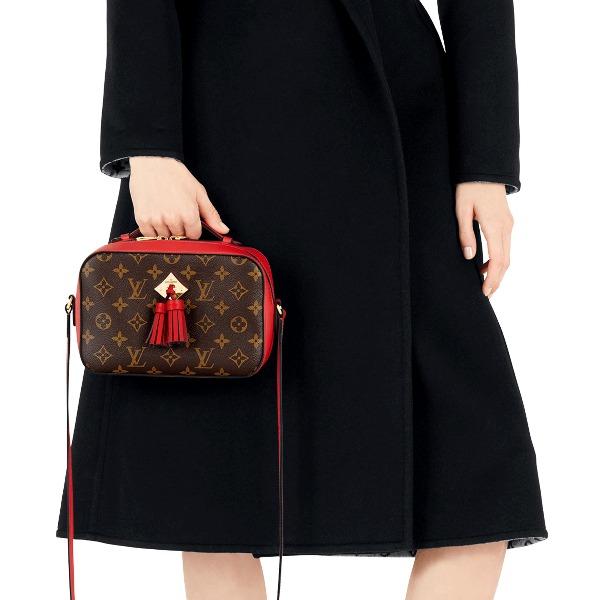 Louis Vuitton Saintonge Monogram Coquelicot