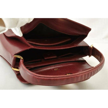 Gucci Red Leather Jackie Satchel w Gold G Twist Clasp