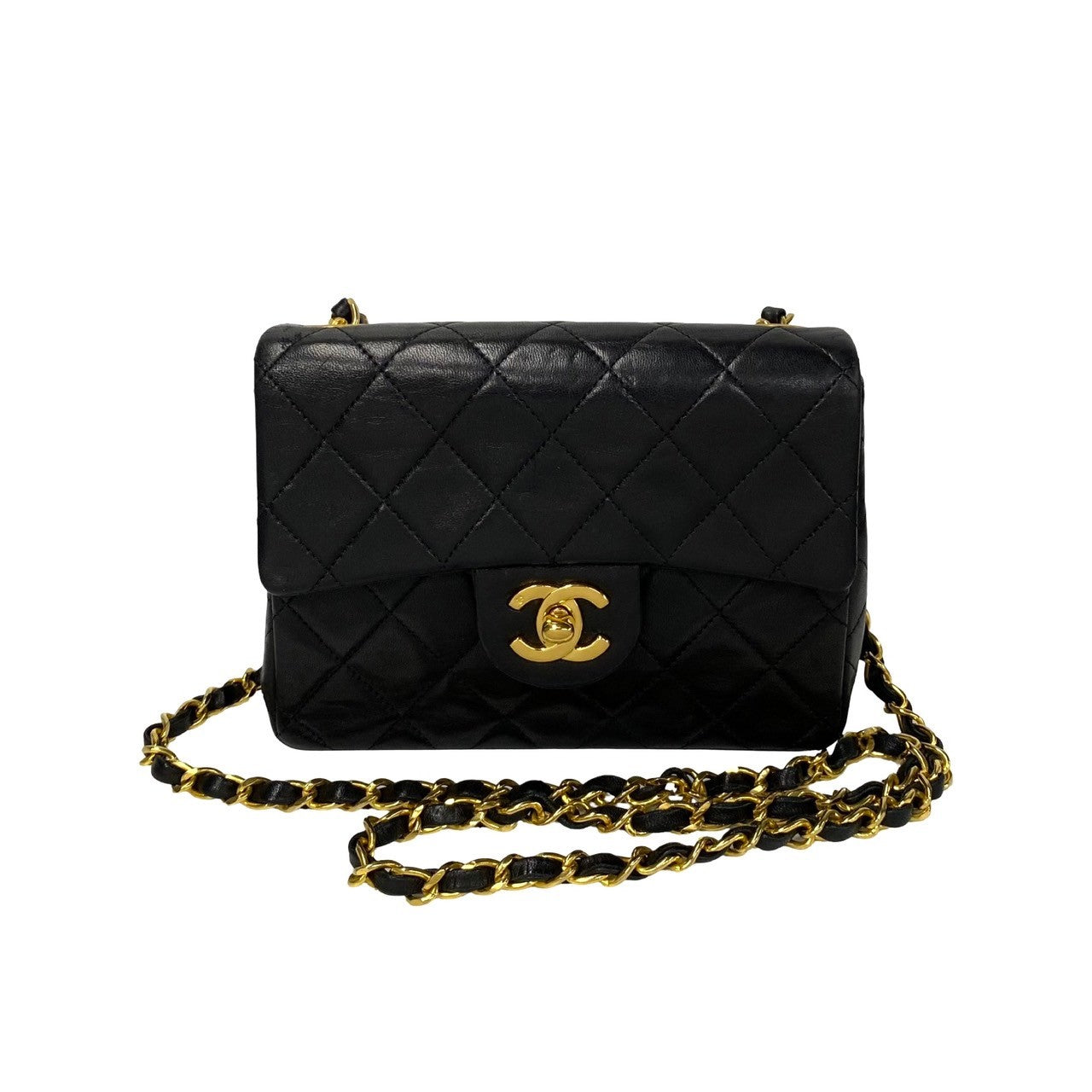 Chanel Mini Classic Single Flap Bag  Leather Crossbody Bag in Good condition