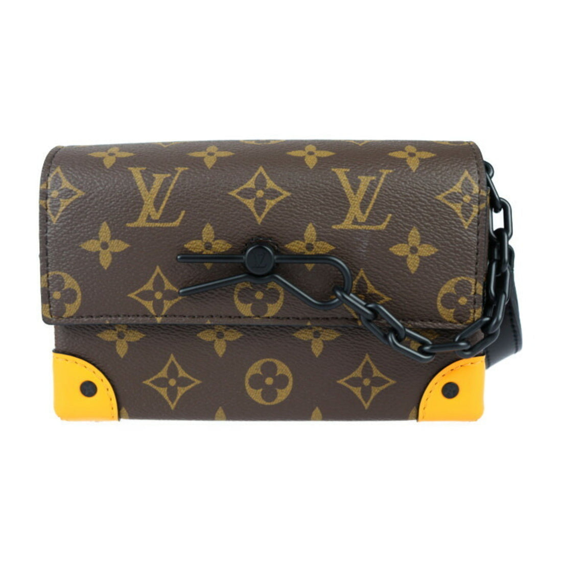 Louis Vuitton    Monogram Canvas Leather Pochette Shoulder Bag