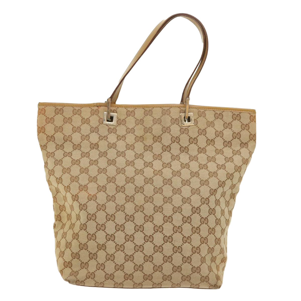 GUCCI GG Canvas Tote Bag Beige  48448