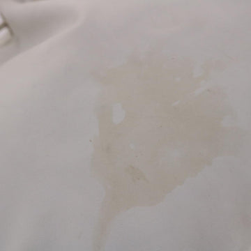 GUCCI Bamboo Shoulder Bag Leather White  49084