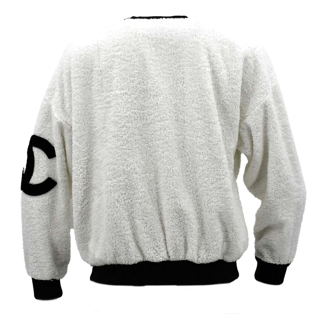 Chanel Sweatshirt Tops White Black