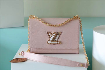 LV Twist MM Epi Light Pink For Womtlm,  Shoulder And Crossbody Bags 9.1in/23cm LV