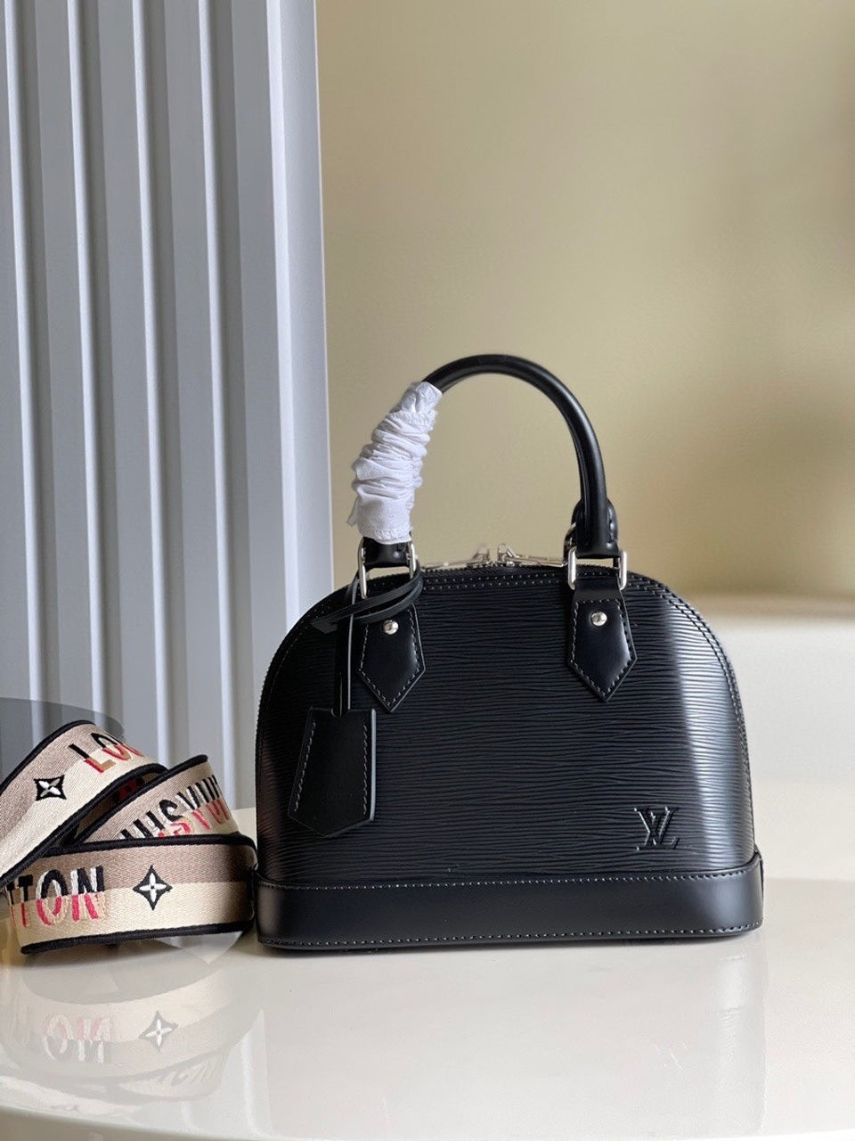 LV Alma BB Monogram Blossoms Black For Womtlm,  Shoulder And Crossbody Bags 9.3in/23.5cm LV M59217