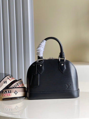 LV Alma BB Monogram Blossoms Black For Womtlm,  Shoulder And Crossbody Bags 9.3in/23.5cm LV M59217