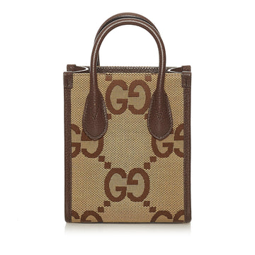 Gucci Jumbo GG Canvas Web Satchel