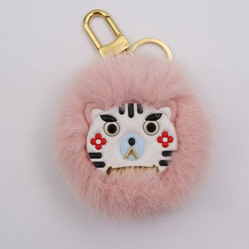 Louis Vuitton  Fur Leather Keyring