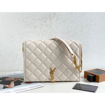 YSSL Becky Small Shoulder Bag White For Womtlm 10.5in/27cm YSL