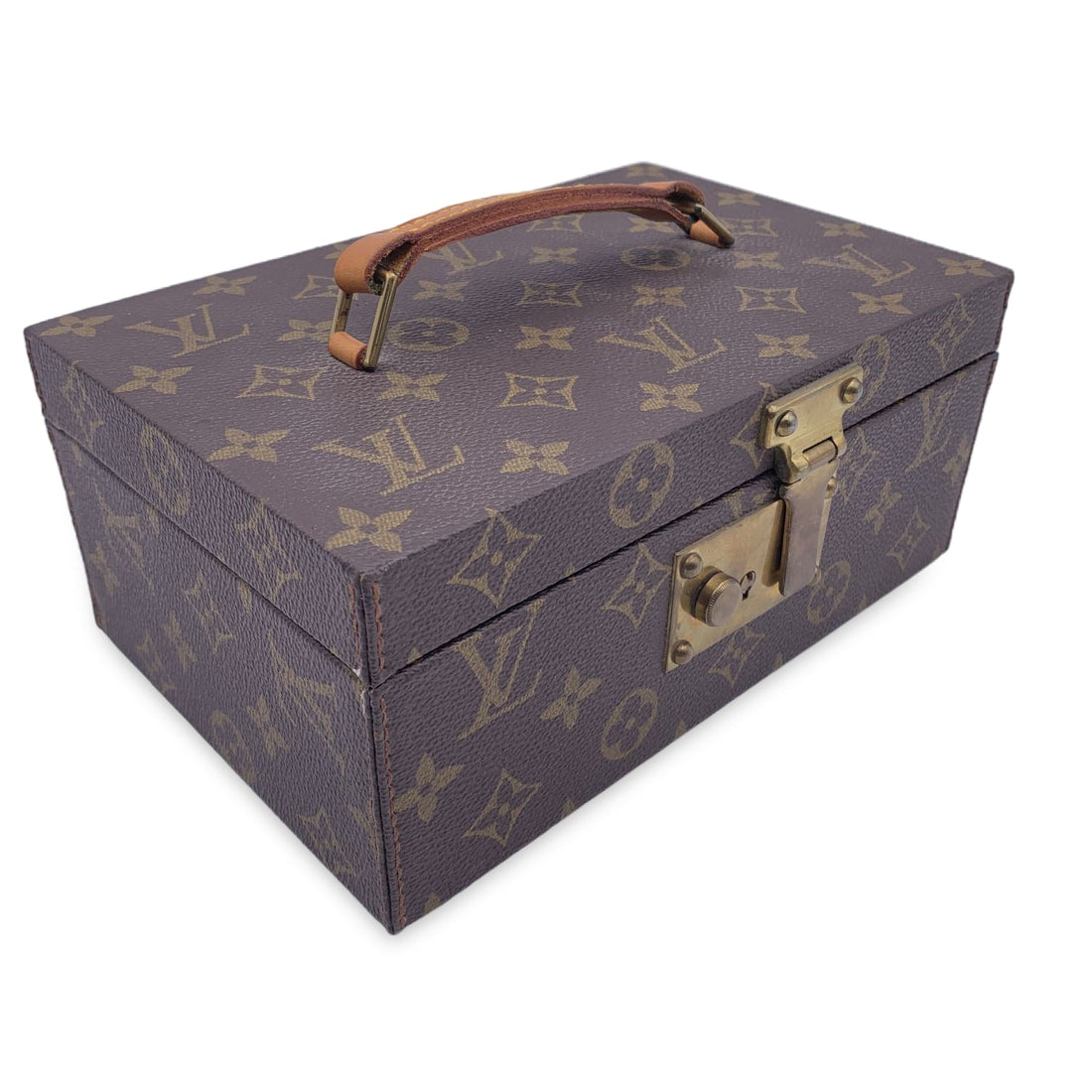 LOUIS VUITTON Vintage Monogram Canvas Boite A Tout Jewellery Case