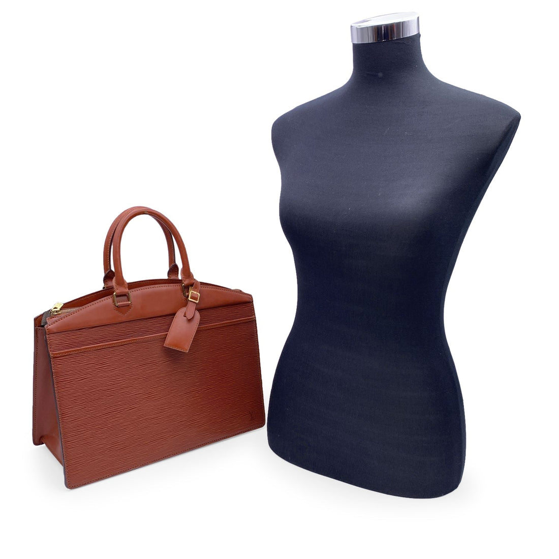 LOUIS VUITTON Vintagetan Epi Leather Riviera Satchel Handbag