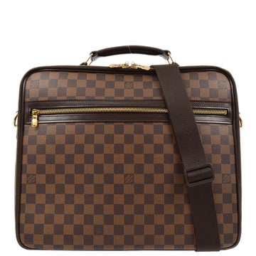 Louis Vuitton 2008 Damier Porte Ordinateur Tours Sabana HandBag N53355