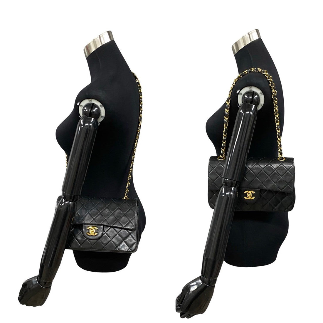 Chanel Classic Small Double Flap Bag  Leather Crossbody Bag in Good condition