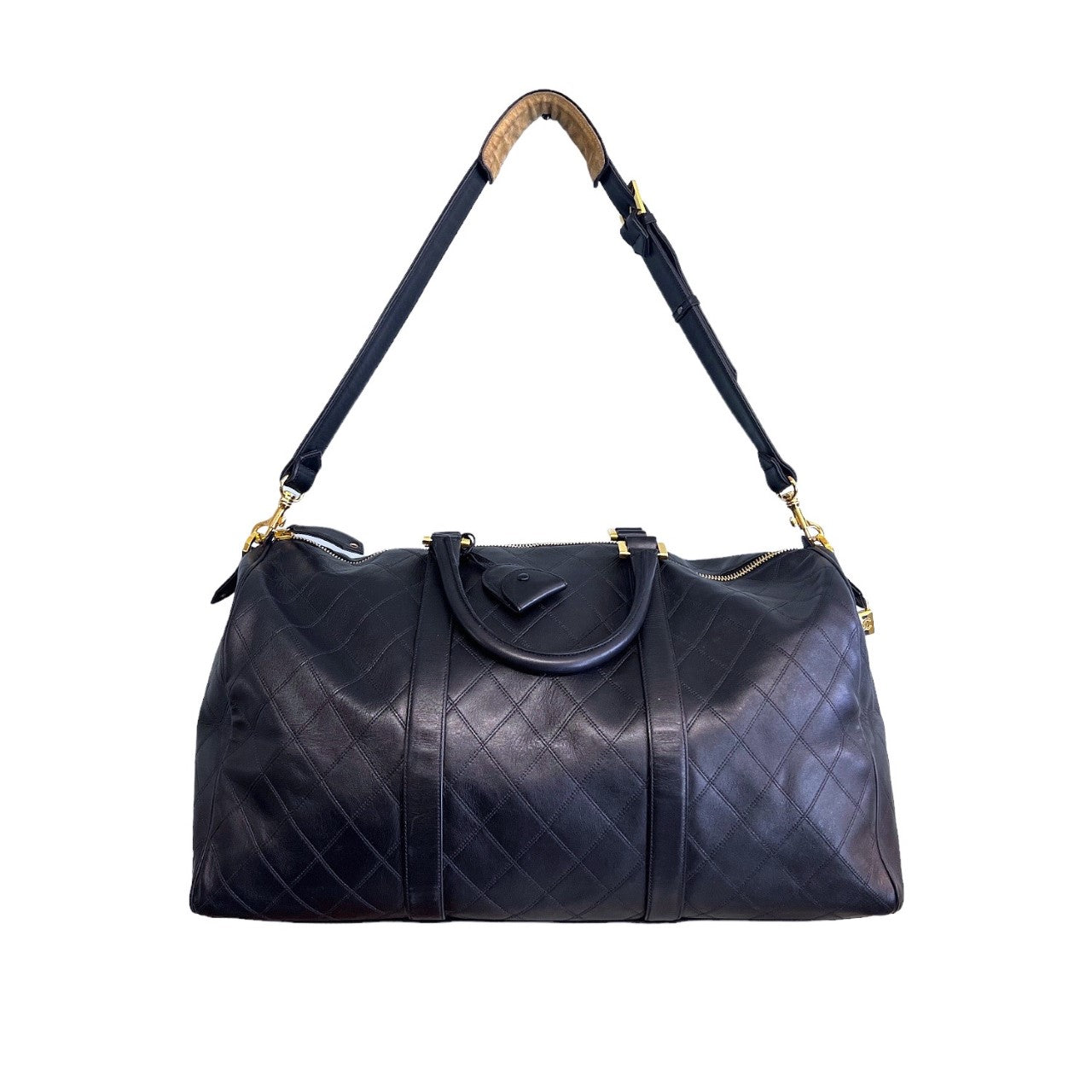 Chanel Bag Vintage Double Stitch Duffle Bag