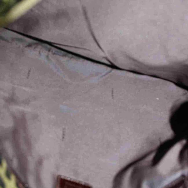 Fendi Shoulder And Cross Body Tobacco Zucco Print Leather And Canvas Messenger Bag