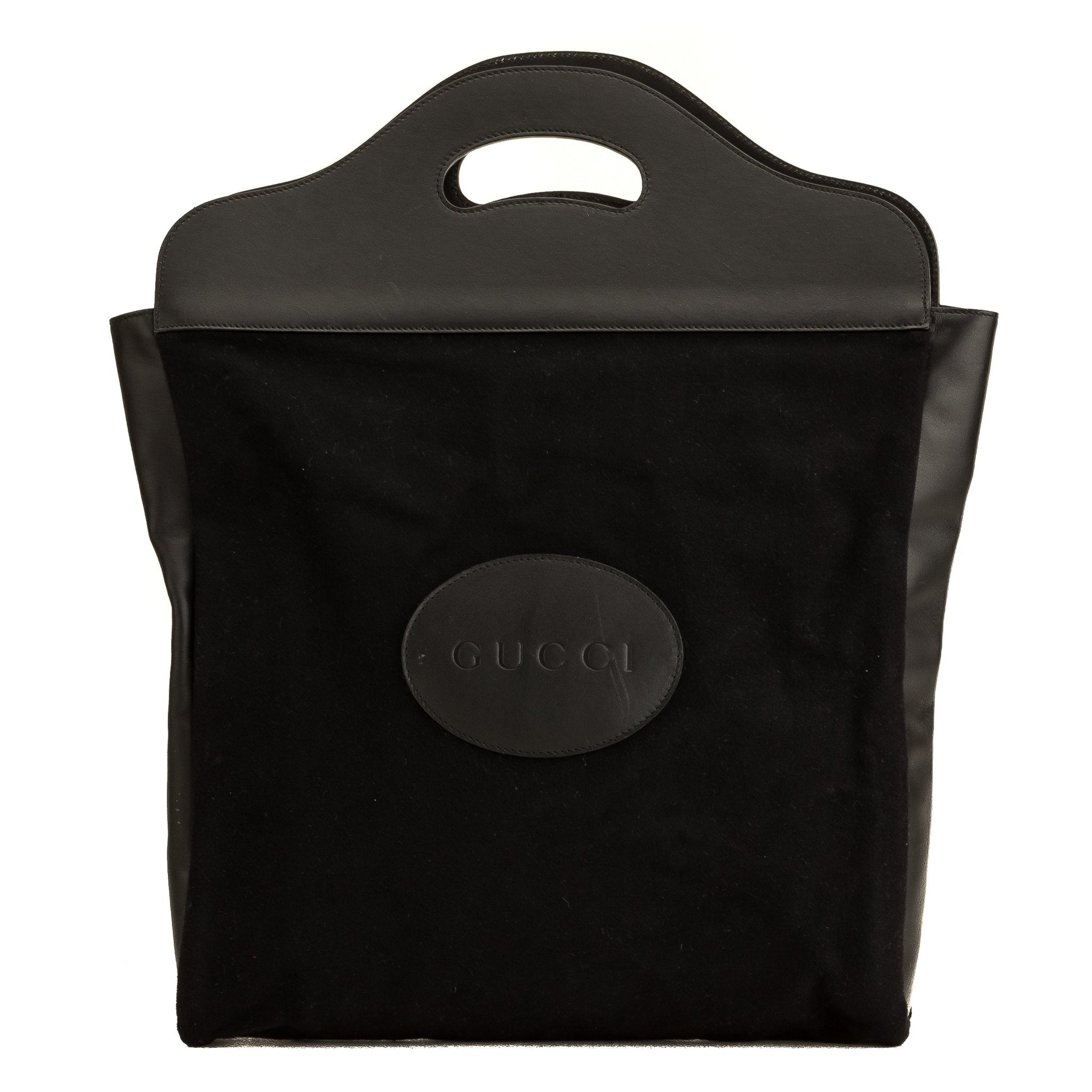 Gucci Black Suede Tote Bag (5101040)