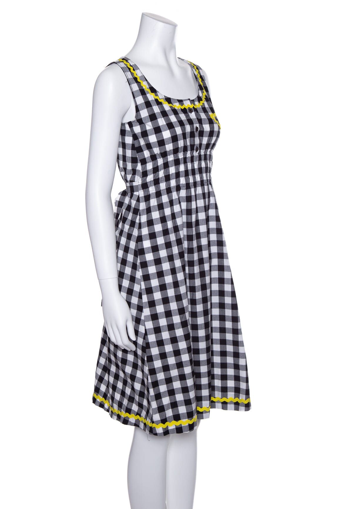 Prada 2022 Black and White Plaid Dress SZ N/A