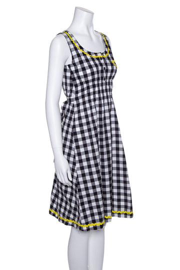 Prada 2022 Black and White Plaid Dress SZ N/A
