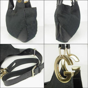 Gucci Black Guccissima Print 'Charlotte' XL Tote