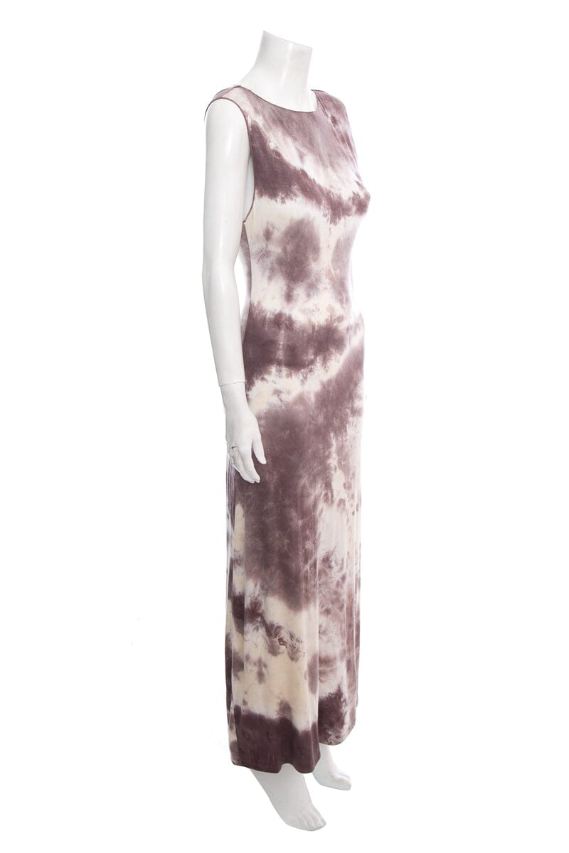 DISSH Mauve Tie Dye Maxi Dress SZ L NWT