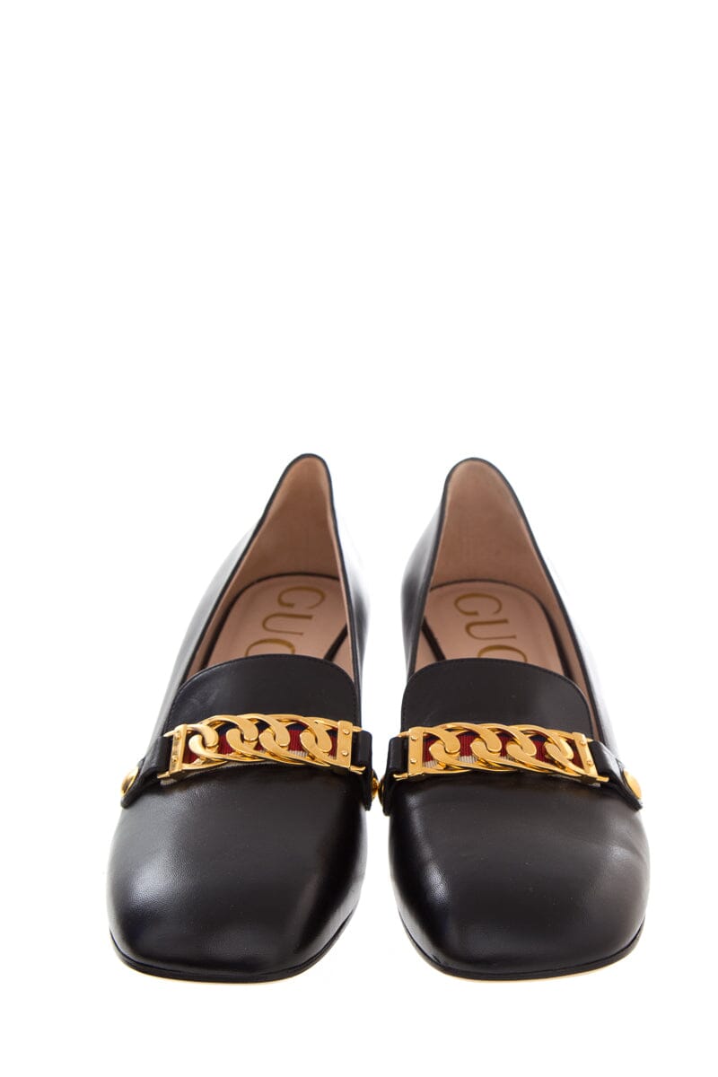 Gucci Black Sylvie Loafer Pumps SZ 41.5