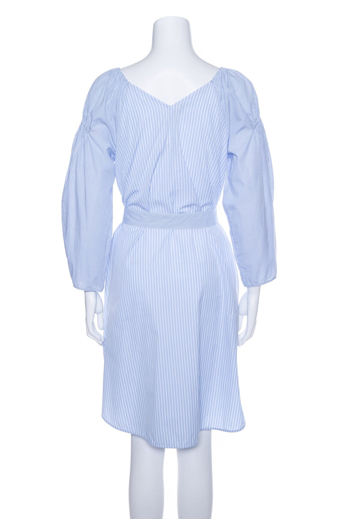 Stella McCartney Blue Stripe Cotton Button Down Dress SZ 40