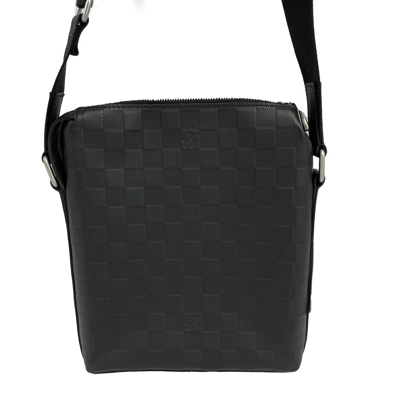 LOUIS VUITTON - Damier Infini Leather Messenger BB - Black Crossbody