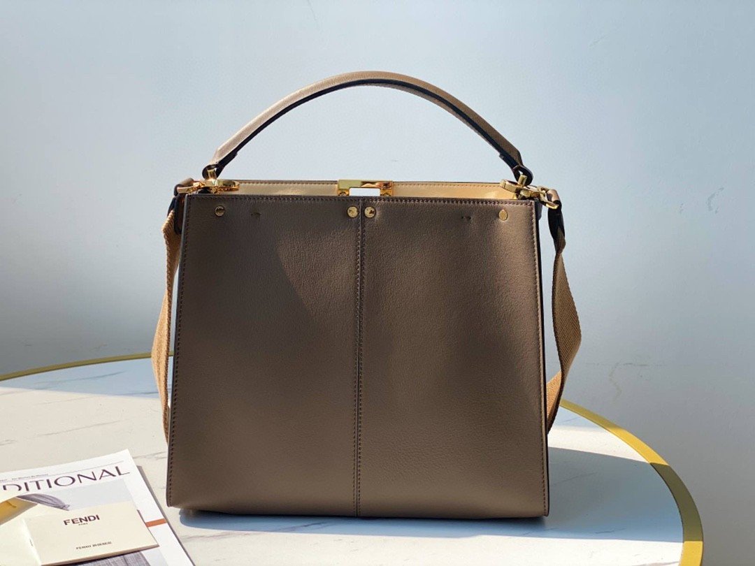 FI Peekaboo X-Lite Tote Medium Light Brown Bag For Woman 30cm/12in