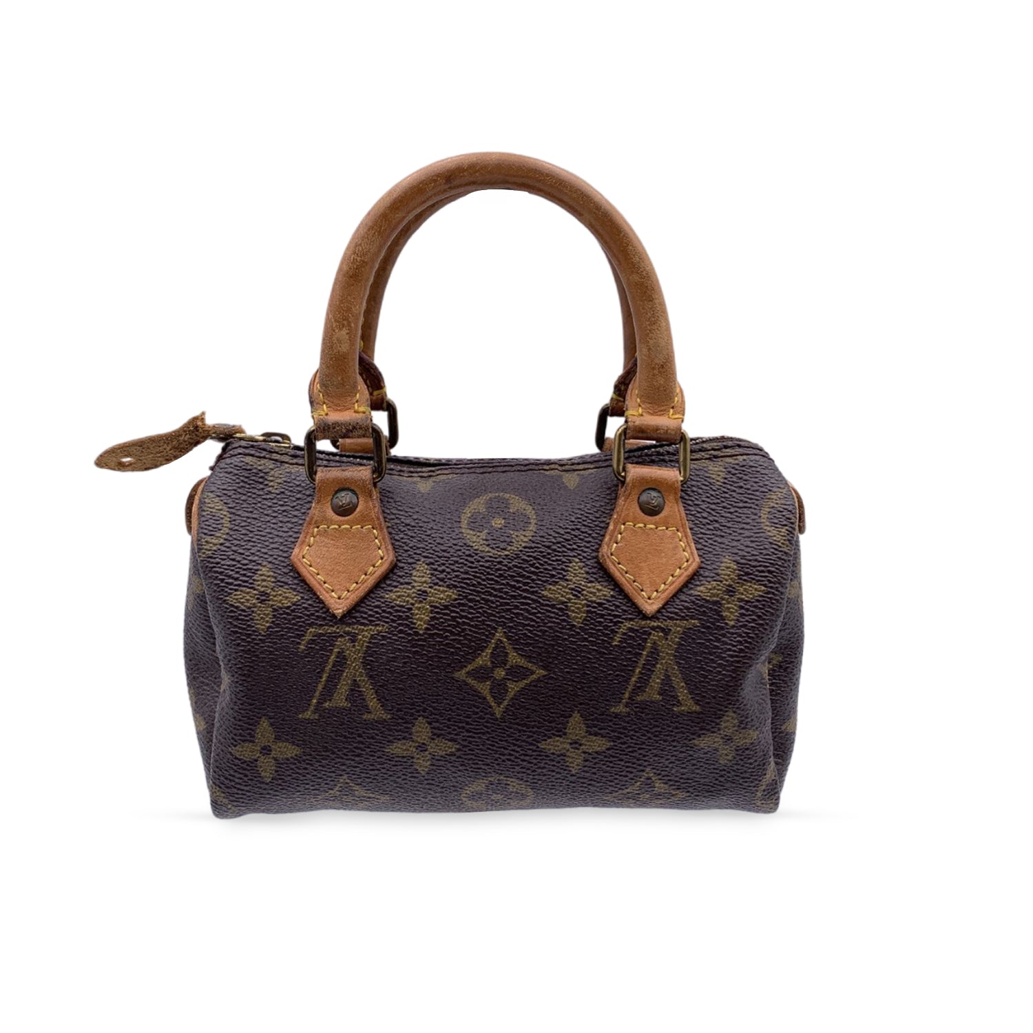LOUIS VUITTON Vintage Monogram Mini Hl Speedy Nano Bag M41534