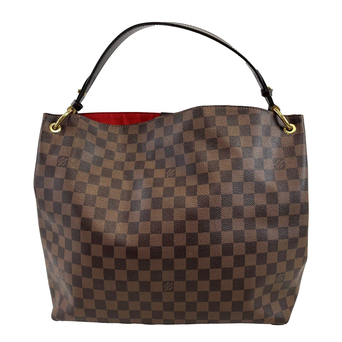 LOUIS VUITTON Very Good Graceful MM Damier Ebene Brown Handbag
