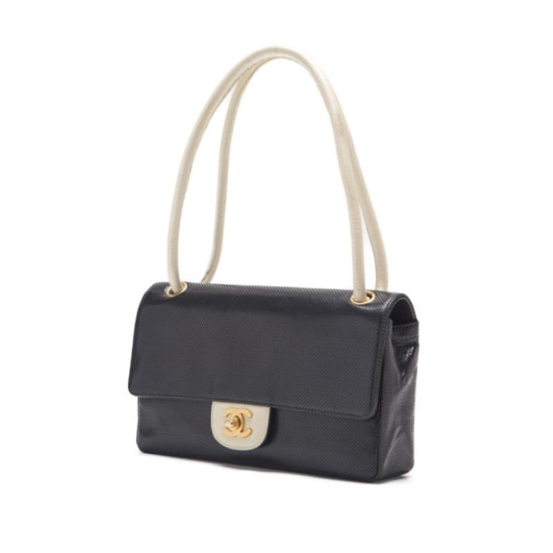 CHANEL ?CHANEL?  Bicycle Shoulder Bag Punching Glass Black  White  Shoulder Bag Mini Shoulder Bag  Bag Hybrid ? Ship? Jaipur Online