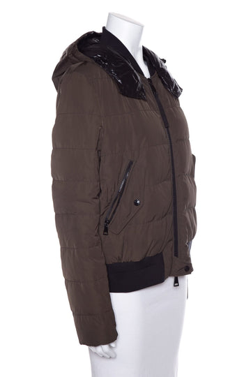 Moncler Green Agathe Giubbotto Coat SZ 5