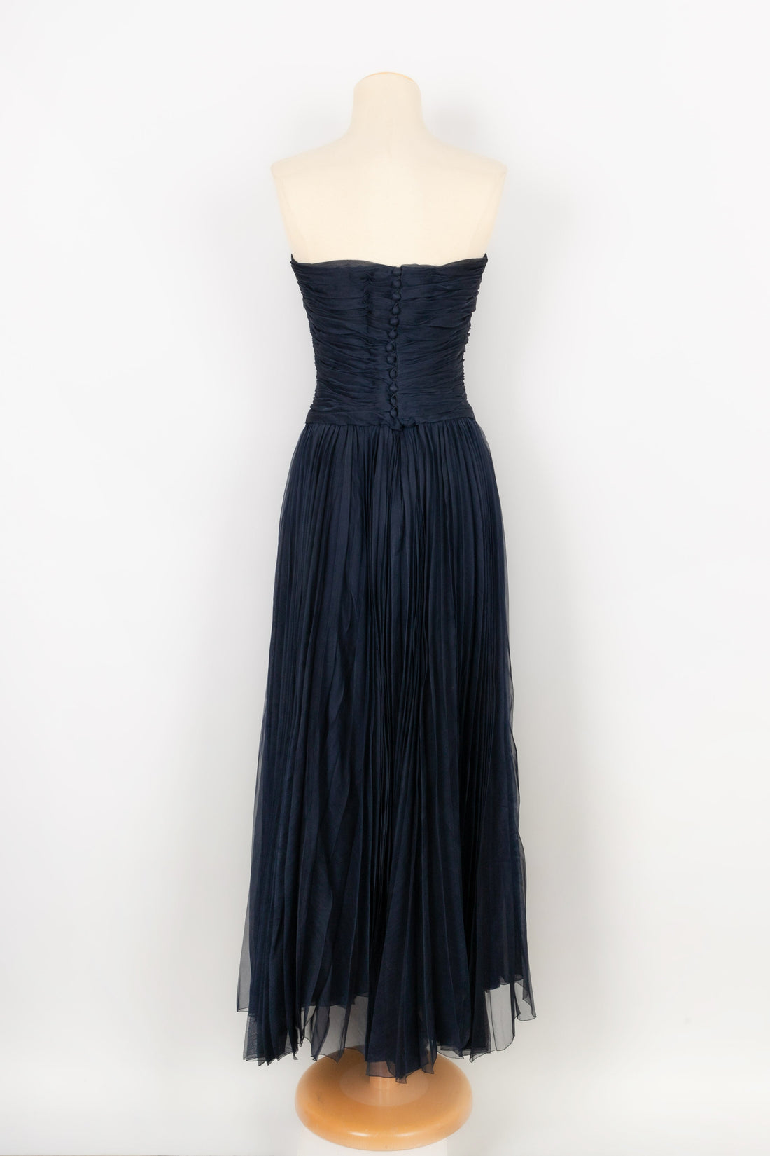 Robe bustier bleue Chanel