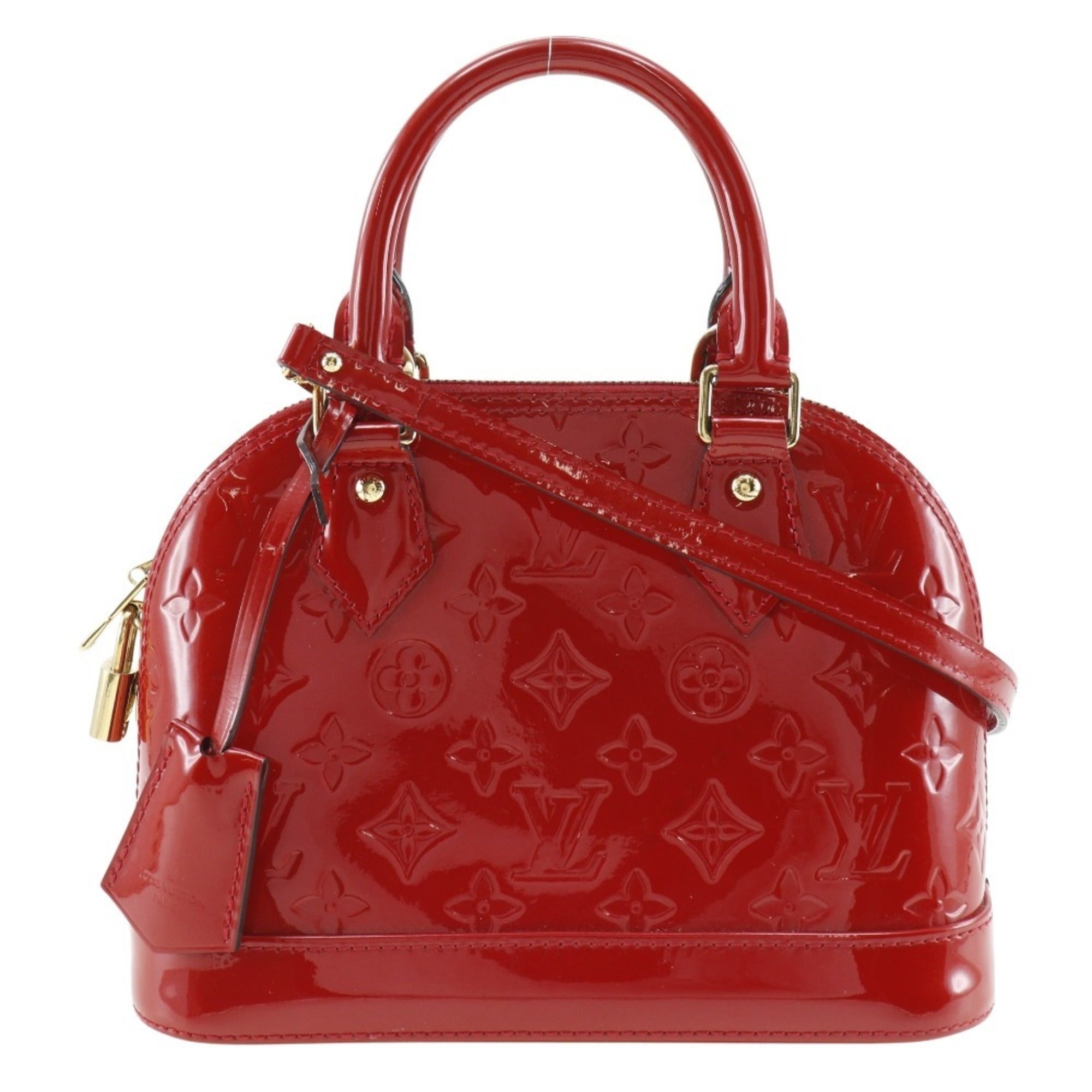 Louis Vuitton Cerise  Color Monogram Vernis Handbag