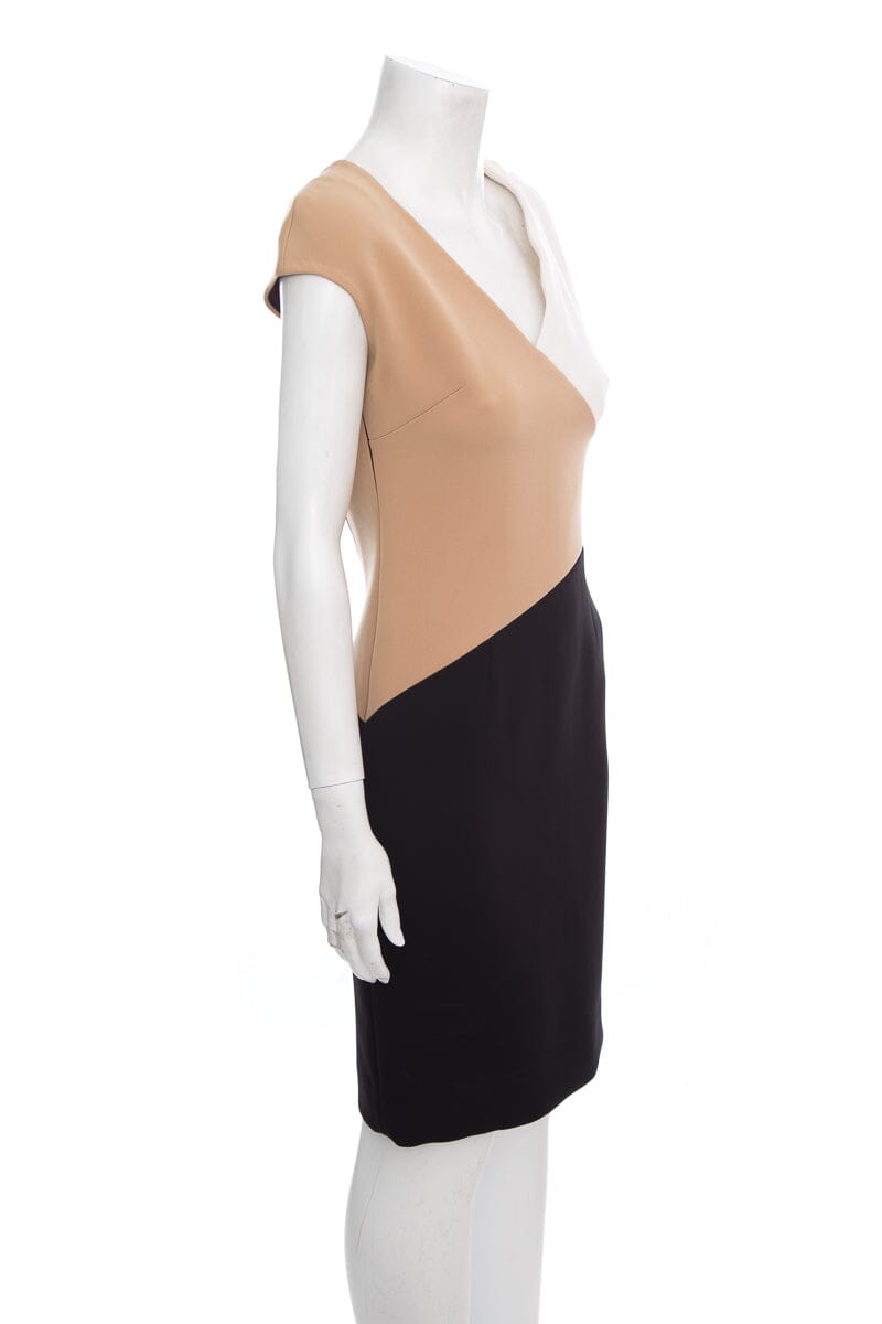 Diane Von Furstenberg Color Block Dress SZ 4