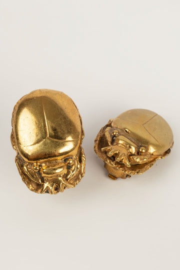 Boucles d'oreilles "Scarab�e" Chanel