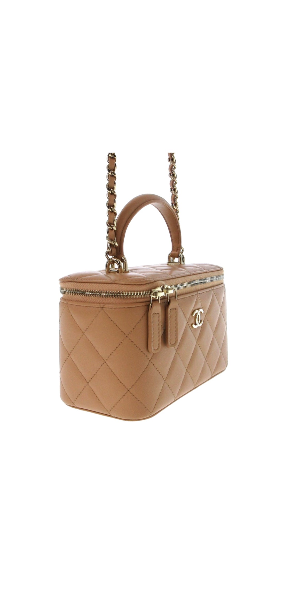 Chanel Vanity beige bag