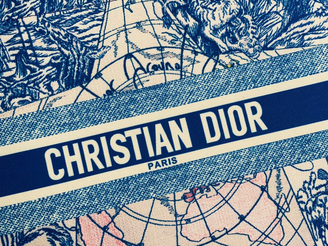 DI Large Book Tote Blue For Womtlm 16.5in/42cm CD M1286ZRIW