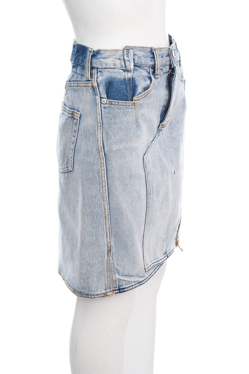 Phillip Lim Light Wash Denim Skirt SZ 2