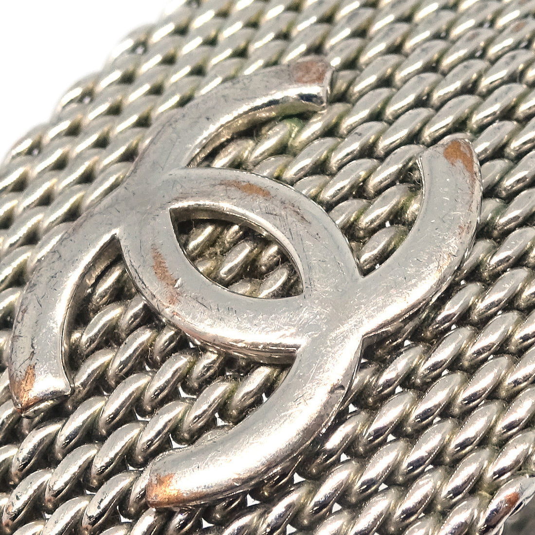 Chanel Silver Bangle 97P