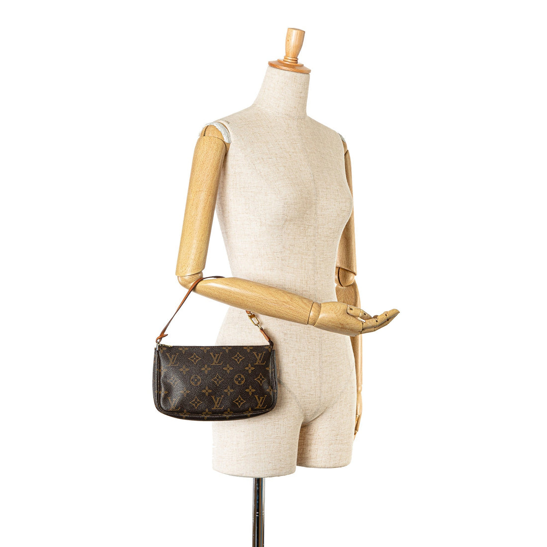 Brown Louis Vuitton Monogram Pochette Accessoires Shoulder Bag