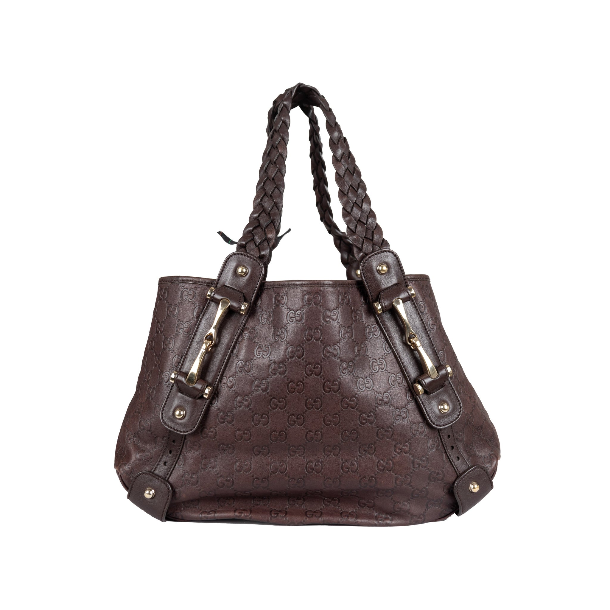 GUCCI Gucci Guccissima Horsebit Pelham Shoulder Bag