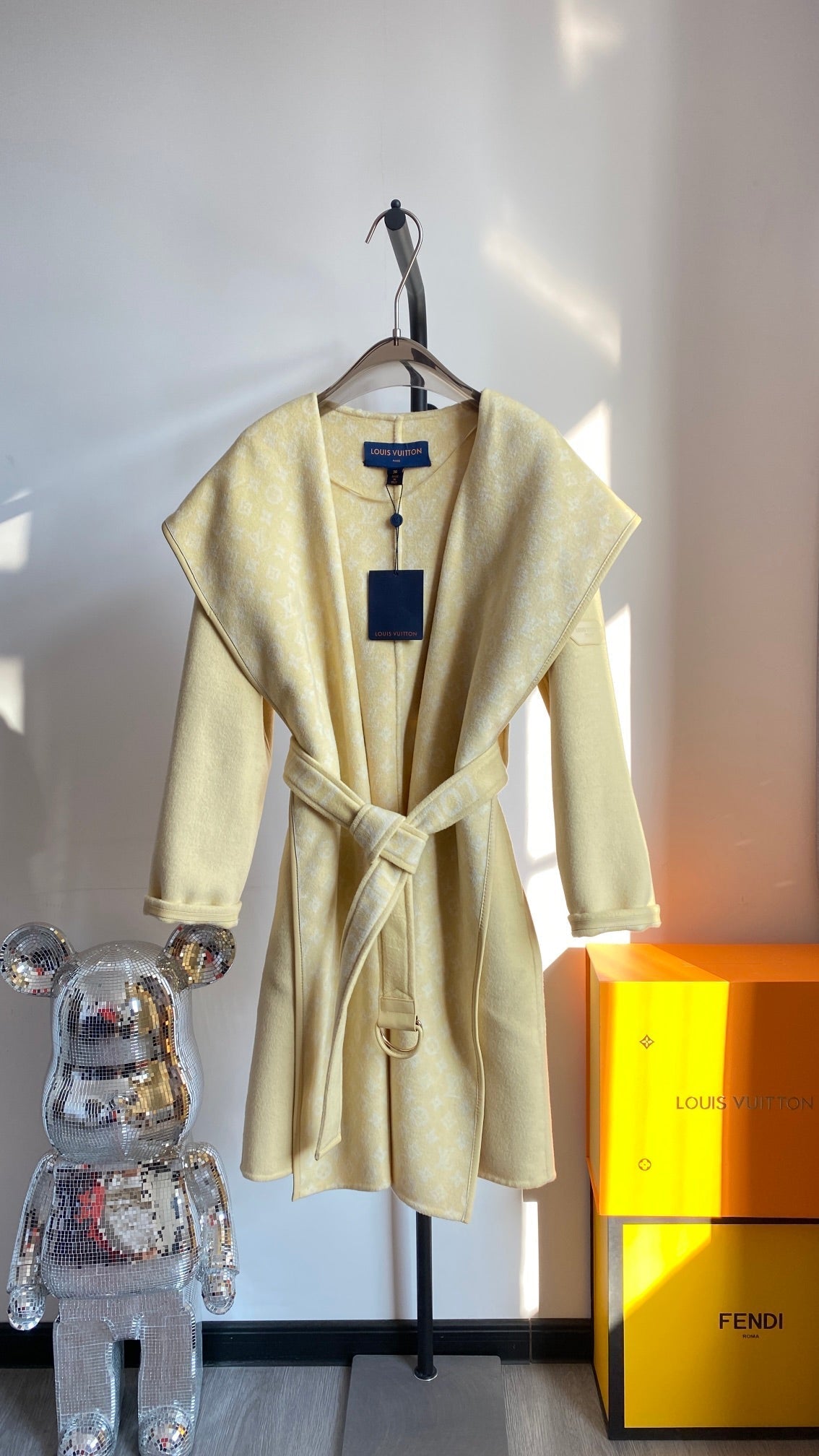 Luxury Louis Vuitton Wrap Coat 035