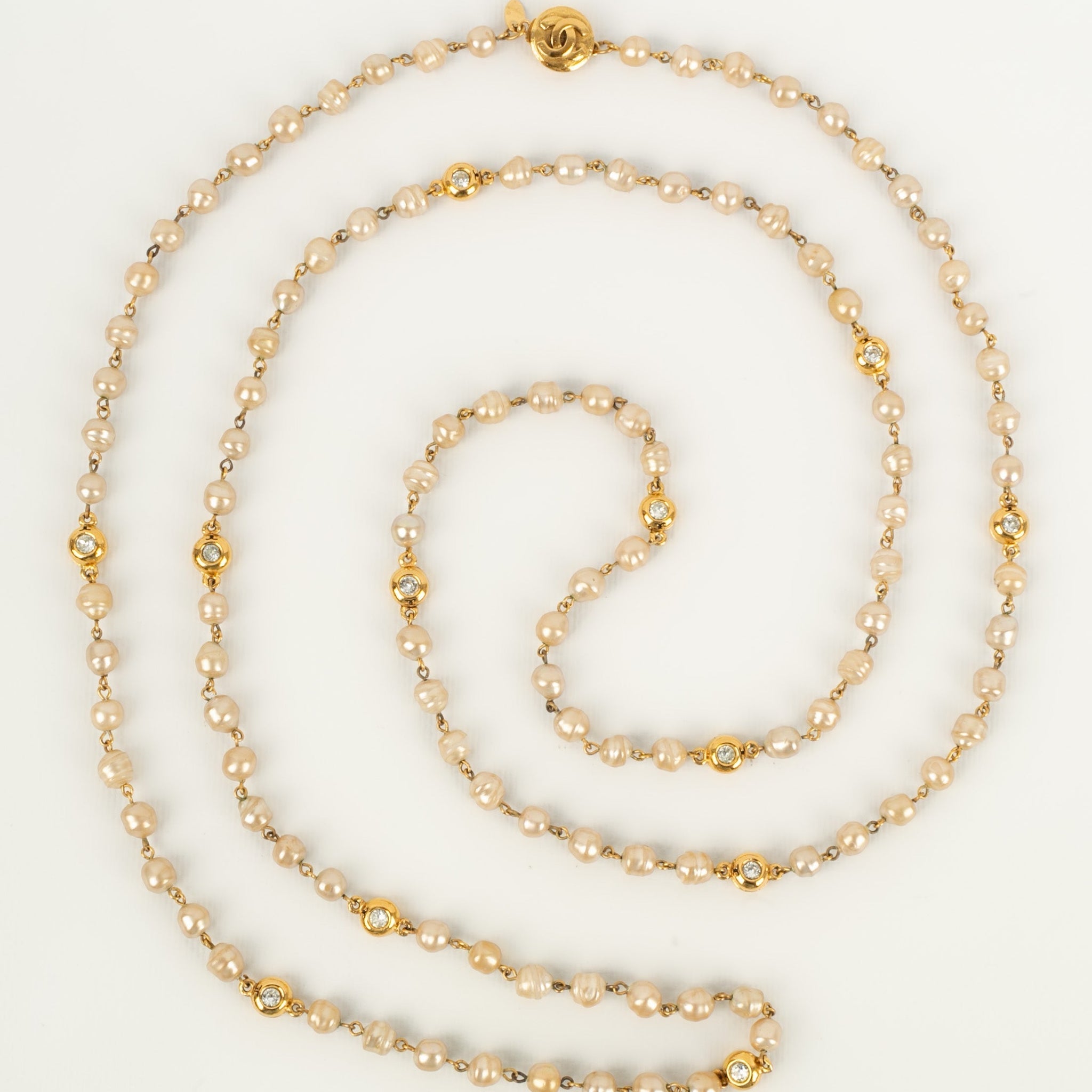 Collier de perles Chanel 1980s
